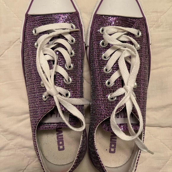 Converse sparkling purple brand new - Picture 3 of 5